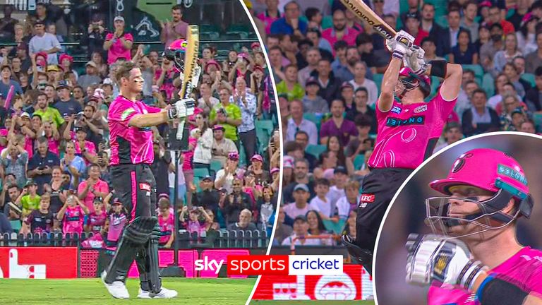 Steve Smith hits 41 ball hundred in the BBL.