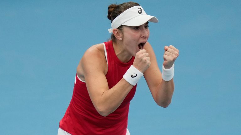 Belinda Bencic, Switzerland, United Cup tennis 2026 (Associated Press)