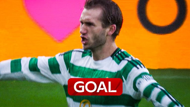 Nygren's stunning free-kick fires Celtic ahead at Hearts