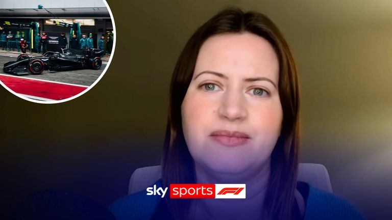 Sky Sports F1's Bernie Collins talks you through Adrian Newey's new Aston Martin. 