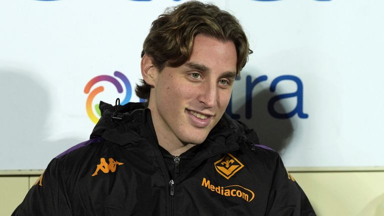  Edoardo Bove speaks to Sky Sports after joining Watford 