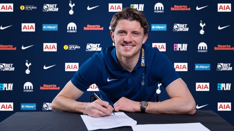 Spurs have signed Conor Gallagher from Atletico Madrid. Credit: Tottenham Hotspur