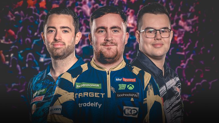 Luke Humphries, Luke Littler, Gian van Veen