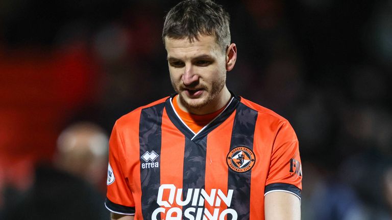 Dundee United's five-match unbeaten run came to an end on Saturday