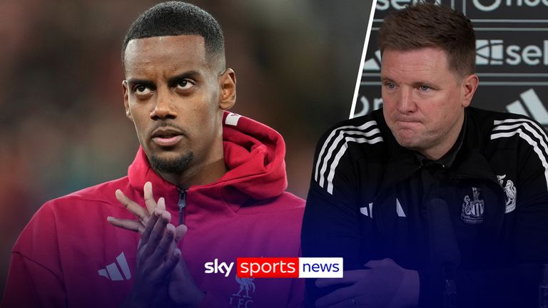 EDDIE HOWE ALEXANDER ISAK 16 JAN