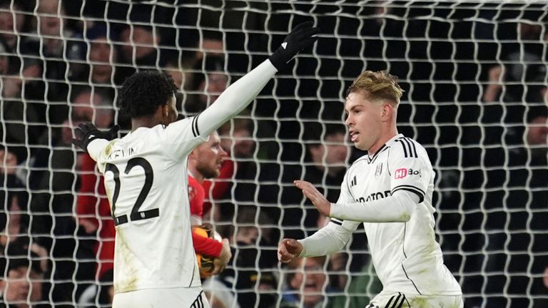 Emile Smith Rowe scored Fulham's second at Craven Cottage