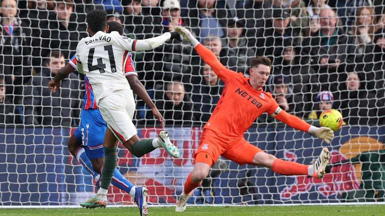 Estevao opens the scoring for Chelsea at Selhurst Park