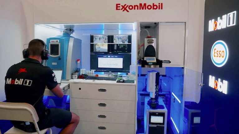 ExxonMobil track lab