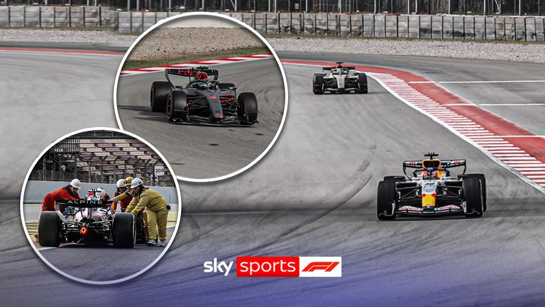 Watch day one of the morning session as teams shakedown their cars at the Barcelona test.