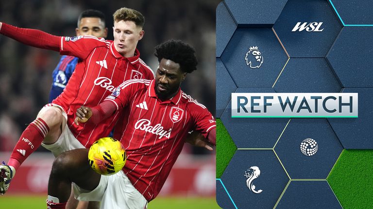 Arsenal vs Nottingham Forest handball ref watch