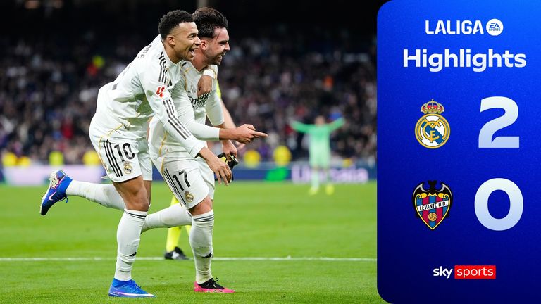 Highlights of the LALIGA match between Real Madrid and Levante.