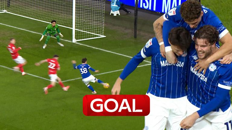 Perry Ng scores for Cardiff vs Barnsley