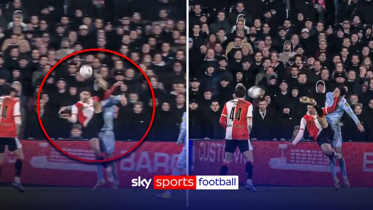 Van Persie's sensation overhead kick equalises for Feyenoord