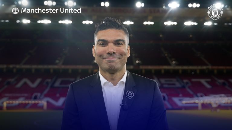 Casemiro thanked the Manchester United fans after announcing he will be leaving the club at the end of the season. Video credit: Manchester United