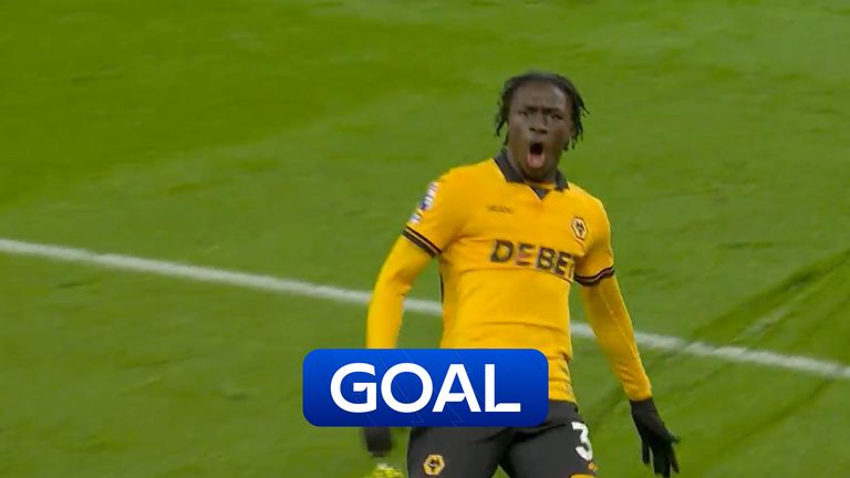 Mateus Mane scored for Wolves vs Everton