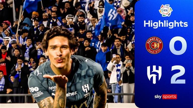 Highlights of the Saudi Pro League match netween Damac and Al Hilal
