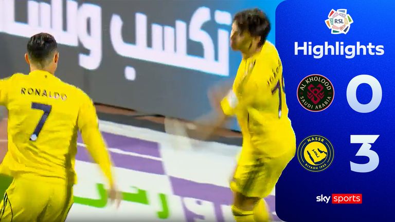 Highlights of the Saudi Pro League match between Al Kholood and Al Nassr