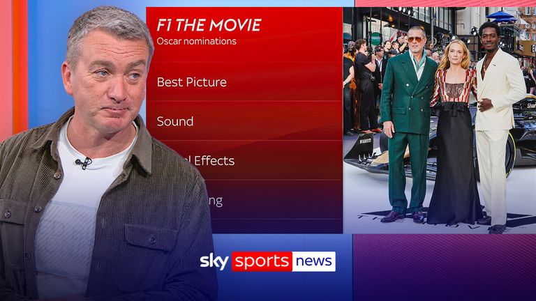 Craig Slater on F1 Movie nominated for Oscars