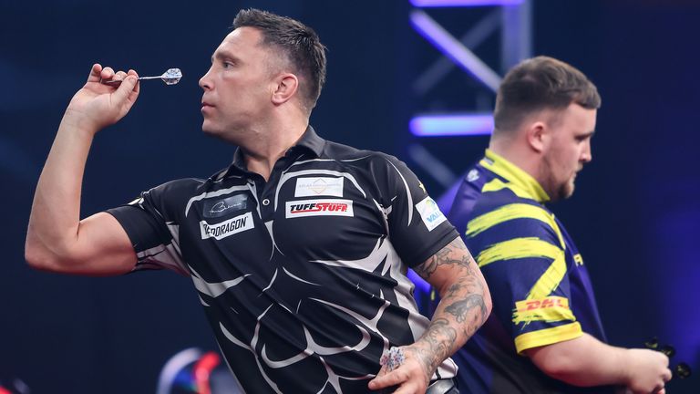 Gerwyn Price and Luke Littler in Bahrain