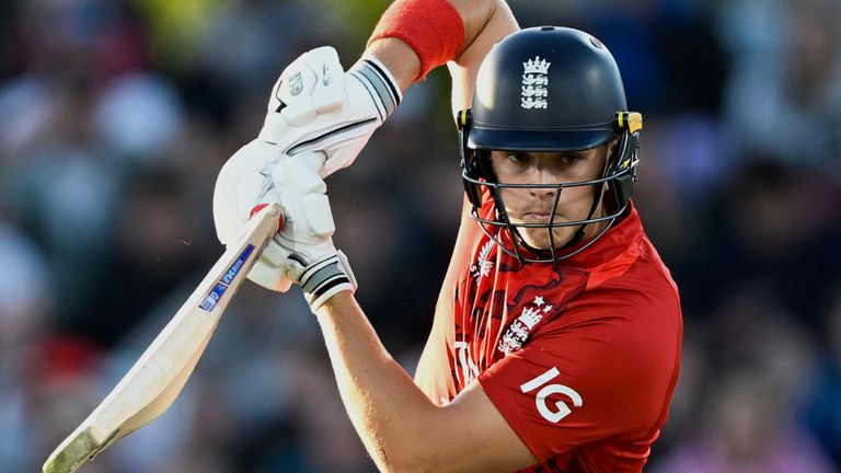 England's Jacob Bethell, T20 international cricket (Associated Press)