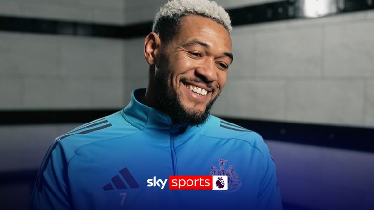 Joelinton on position switch, milestone appearance and finishing his career at Newcastle