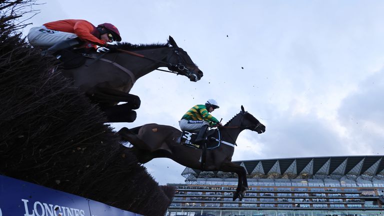 Чонбон преодолевает забор перед трибуной Аскота