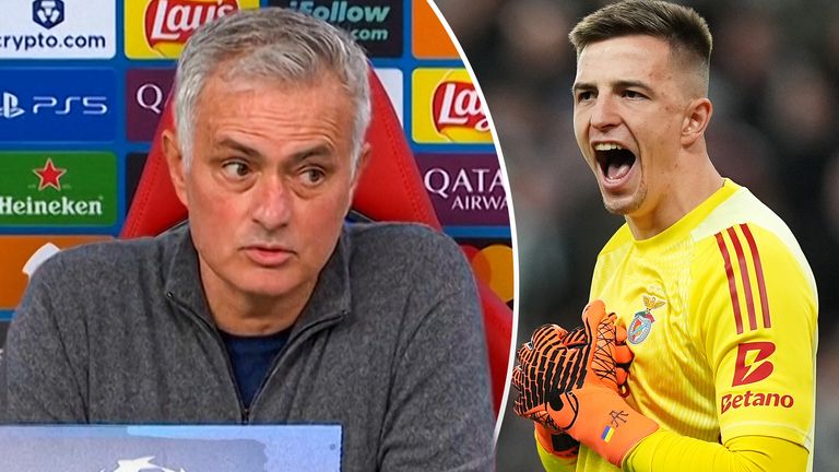 Jose Mourinho on Anatoliy Trubin last-minute goal