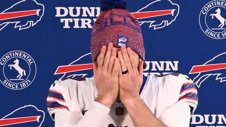 Buffalo Bills quarterback Josh Allen