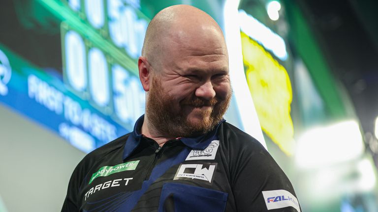 Justin Hood Photos taken during the 2026 Paddy Power World Darts Championship at Alexandra Palace, London.