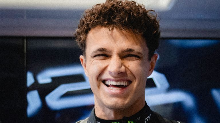 Lando Norris Barcelona test day three