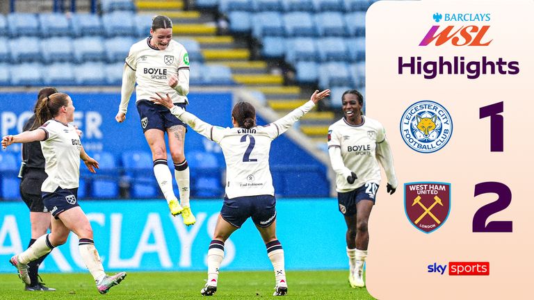 leicester vs west ham hls
