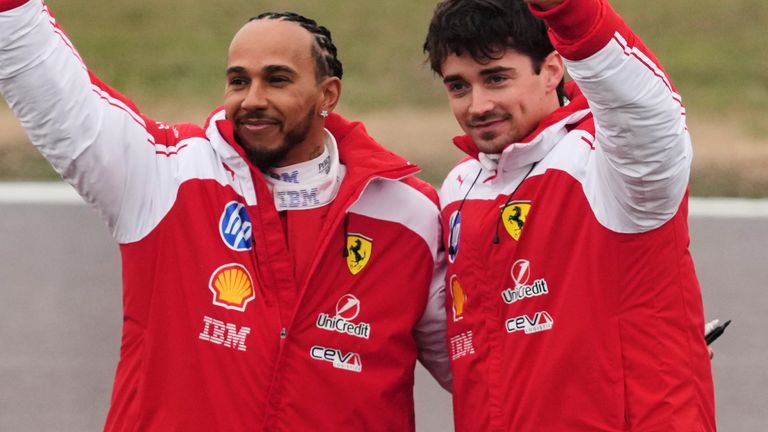 Lewis Hamilton e Charles Leclerc