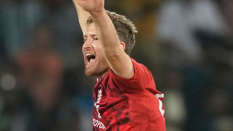 England T20 cricketer Liam Dawson (AP)