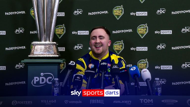 World Darts Championship: Luke Littler is amused at Manchester United trophy jibe
