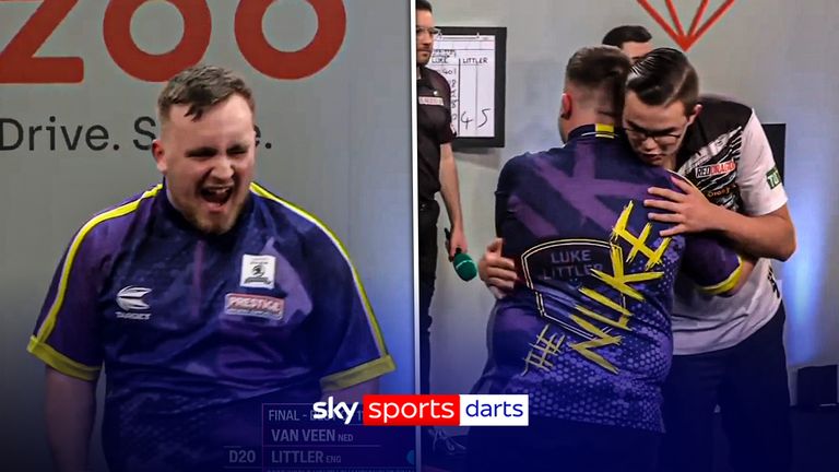 Watch back to the 2023 World Youth Championship, where a 16-year-old Luke Littler defeated Gian van Veen 6-4

