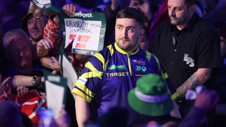 Photos taken during the 2026 Paddy Power World Darts Championship at Alexandra Palace, London.