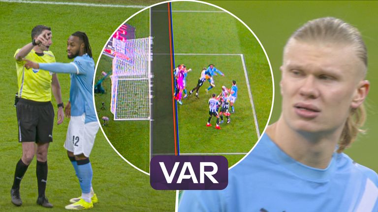 Man City goal disallowed vs Newcastle