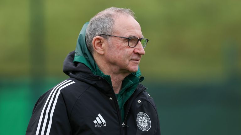 GLASGOW, SCOTLAND - JANUARY 09: Celtic Manager Martin O'Neill during a Celtic training session at Lennoxtown Training Centre, on January 09, 2026, in Glasgow, Scotland. (Photo by Craig Williamson / SNS Group)