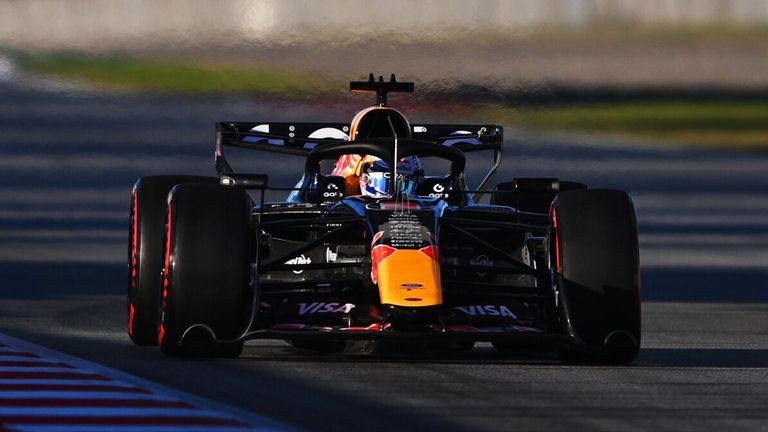 Max Verstappen Friday Barcelona (Credit: Red Bull Racing)