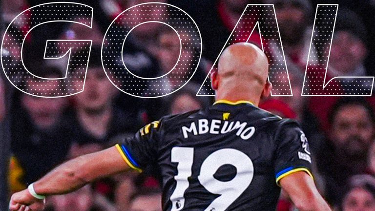 Mbuemo scores for Man Utd against Arsenal