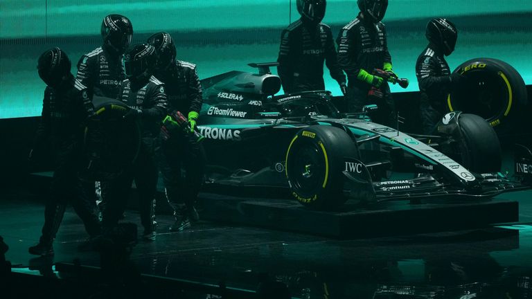 Mercedes' 2025 livery launch at the O2