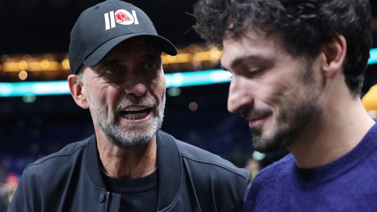 There were some famous faces on show at NBA Berlin including Jurgen Klopp