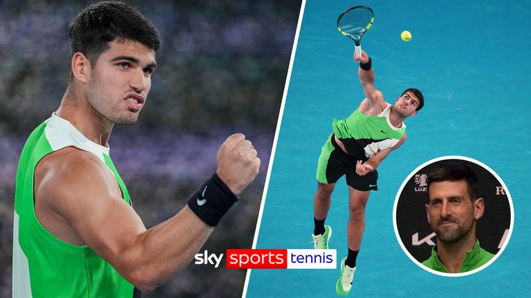 NOVAK DJOKOVIC CARLOS ALCARAZ