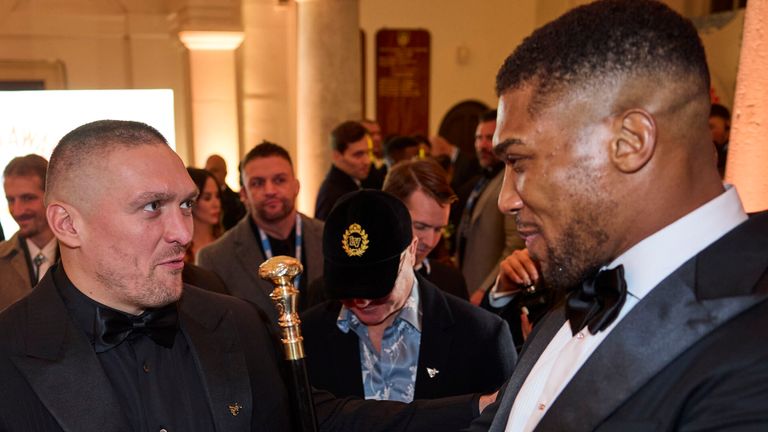 Oleksandr Usyk claims he sensed Anthony Joshua still wants to fight on after the car crash that killed two of his friends in Nigeria.