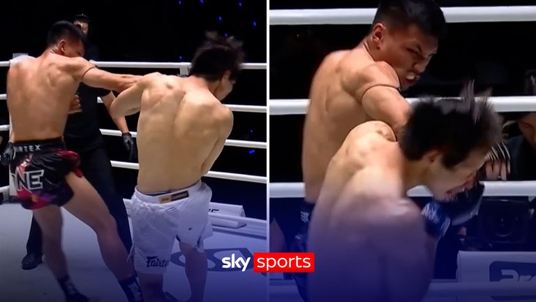 Kyaw Swar Win delivers incredible KO with SUPERMAN punch!