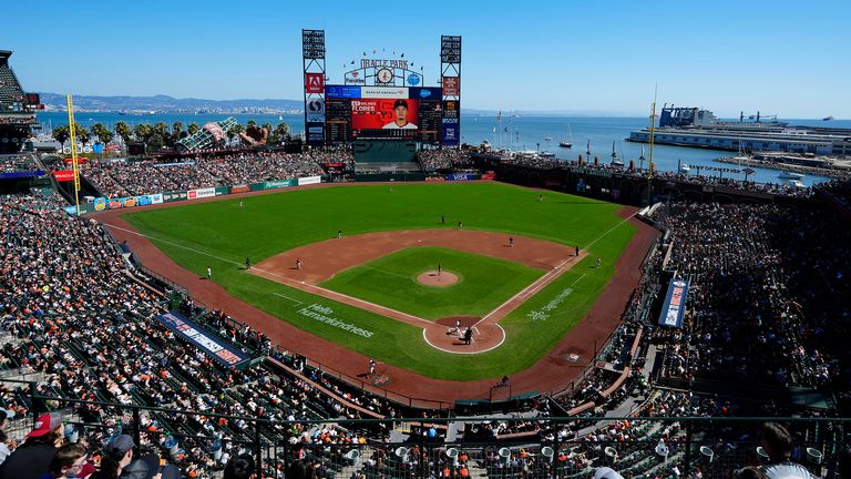 The San Francisco Giants' Oracle Park (Credit: Visit California)