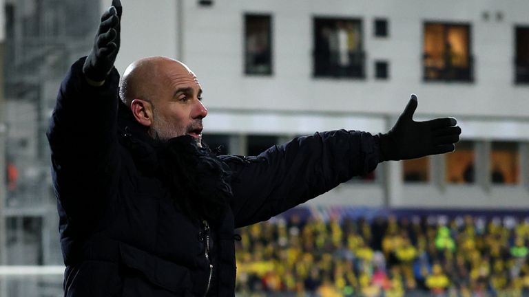 Pep Guardiola was left stunned as his Man City side were beaten 3-1 at Bodo/Glimt in the Champions League