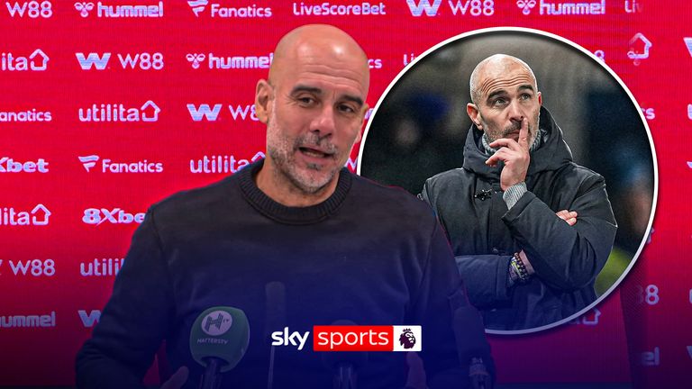 Pep Guardiola reflects on Enzo Maresca's exit from Chelsea, saying it confirms how lucky the Man City manager is with his role within the team.
