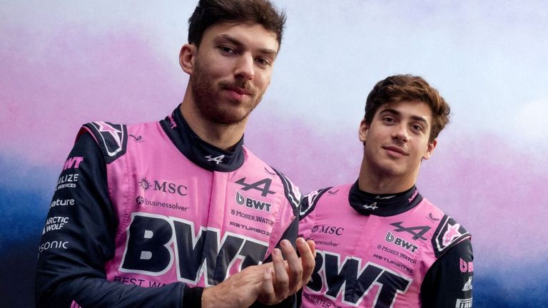 Pierre Gasly and Franco Colapinto