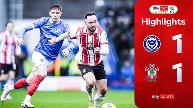 Portsmouth 1-1 Southampton 